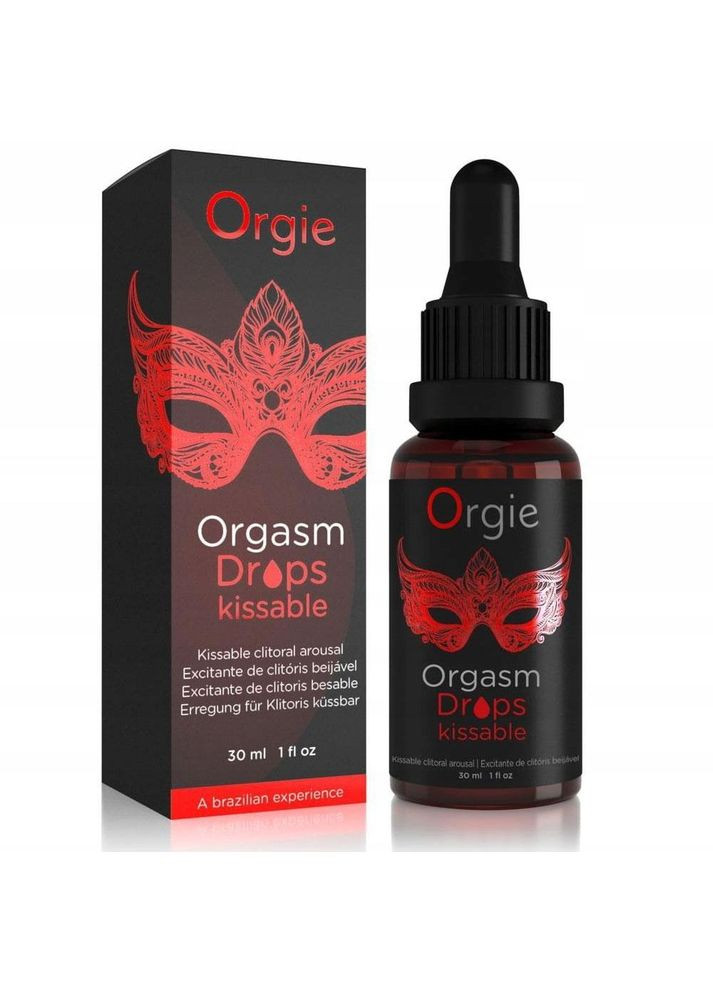 Збудливий гель для клітора поцілункова версія Orgasm Drops Kissable 30 мл Orgie (317747233)