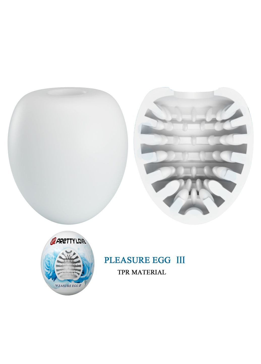 Мастурбатор яйцо Pleasure Egg Pretty Love (361669984)