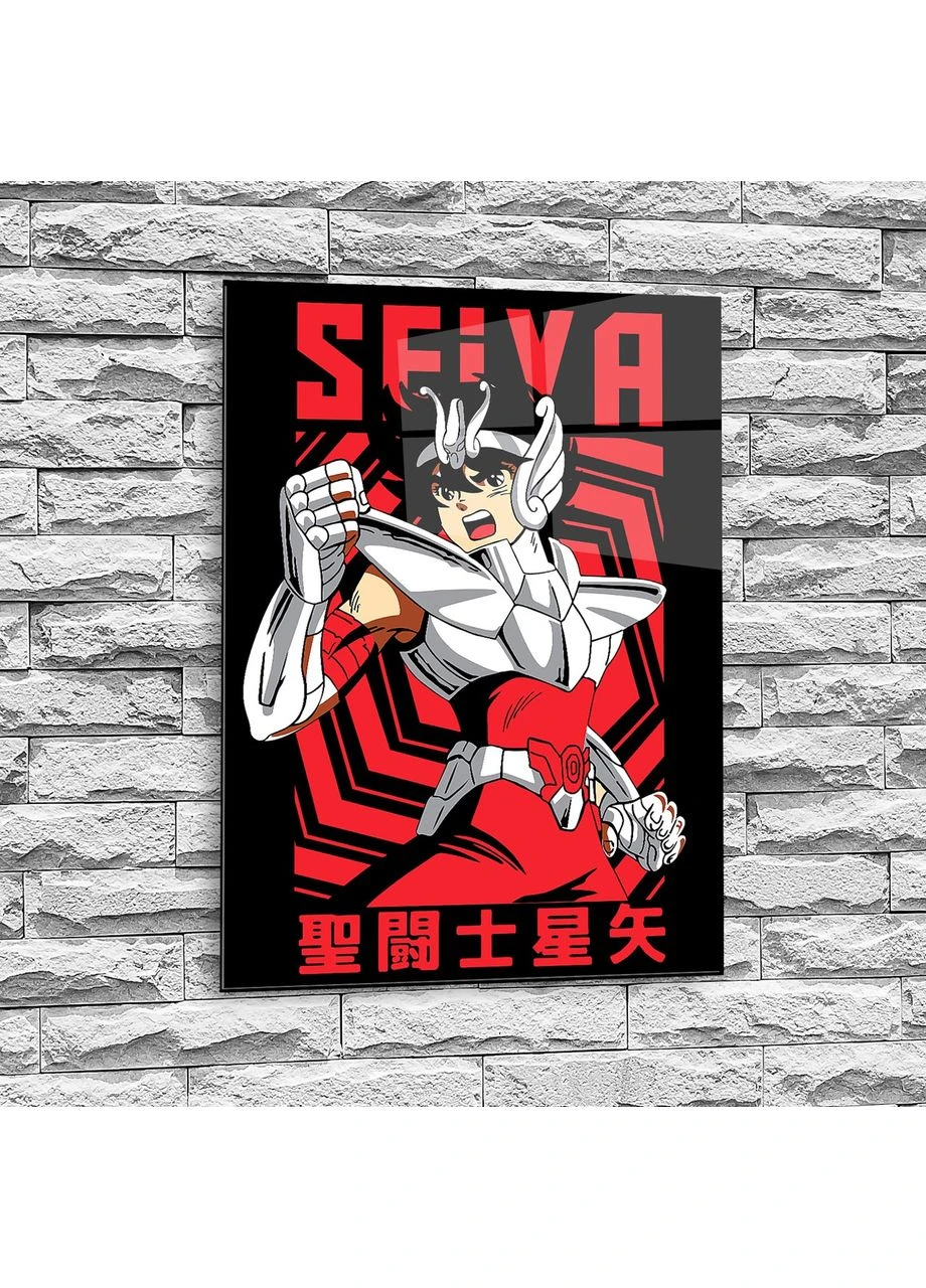 Картина на акриле Сейя Saint Seiya | глянцевая | УФ-печать | 20x30 см No Brand (391107402)