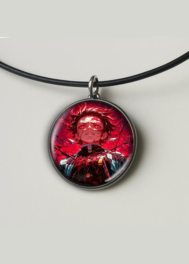 Подвеска (кулон) Аниме Клинок рассекает демонов #23 (круглый) No Brand (328050667)