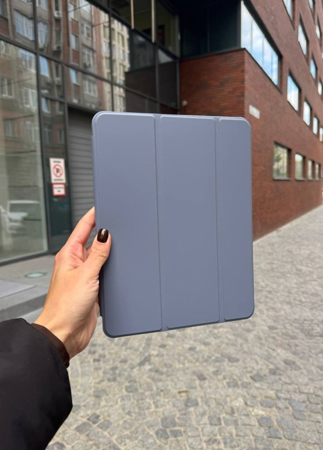 Чехол книжка для iPad 10.9"(2022) с поддержкой стилуса Lavender Gray / чехол для айпад серый No Brand (366239461)