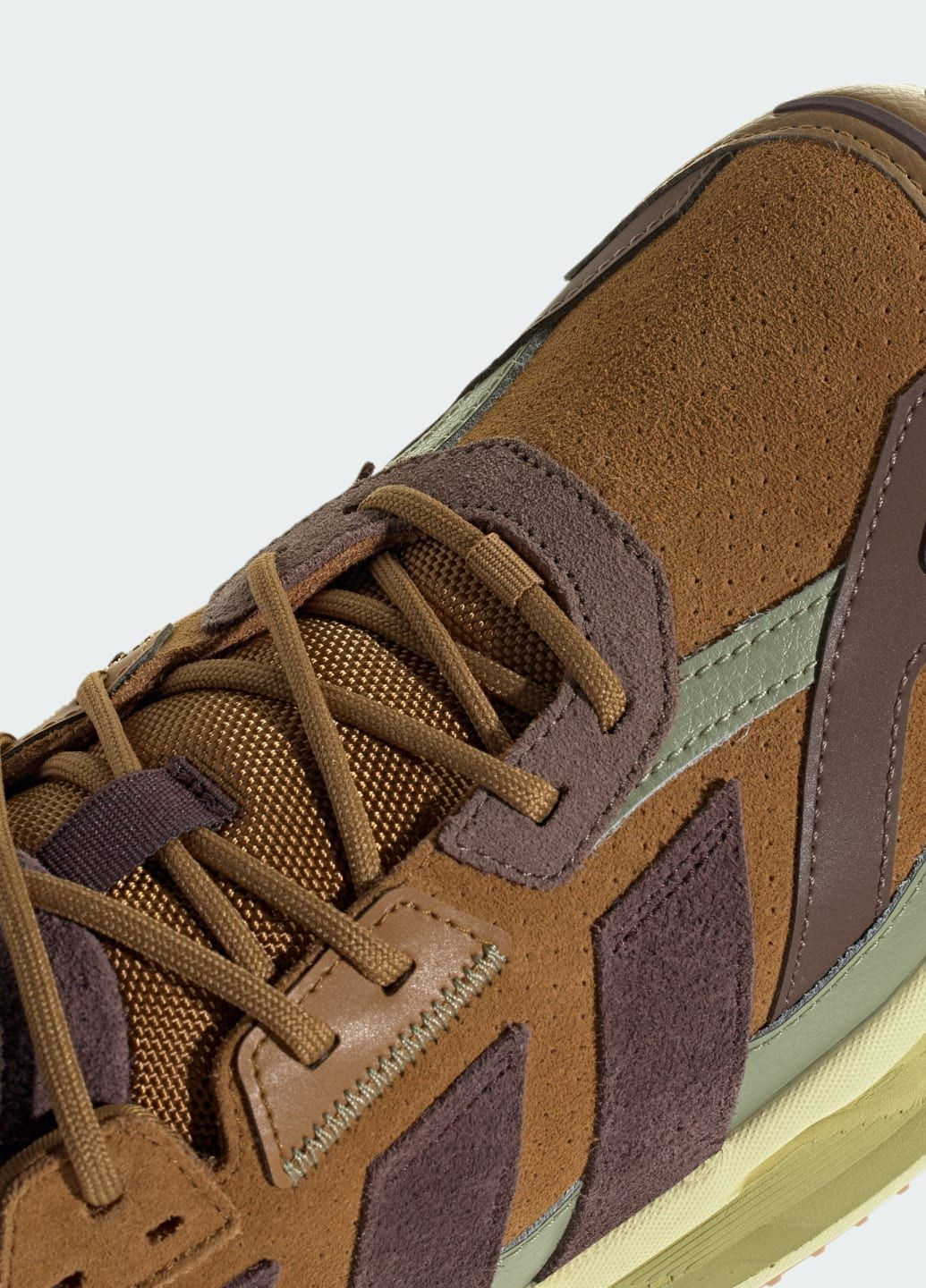 Коричневые летние кроссовки adistar 3 sportswear adidas