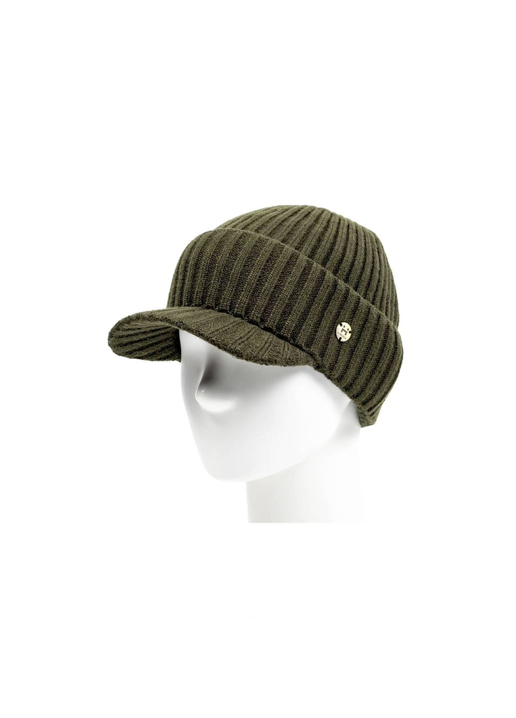 Шапка по голове с козырьком мужская хлопок хаки ГОРДЕЙ 616-301 LuckyLOOK 616-301М (322789148)