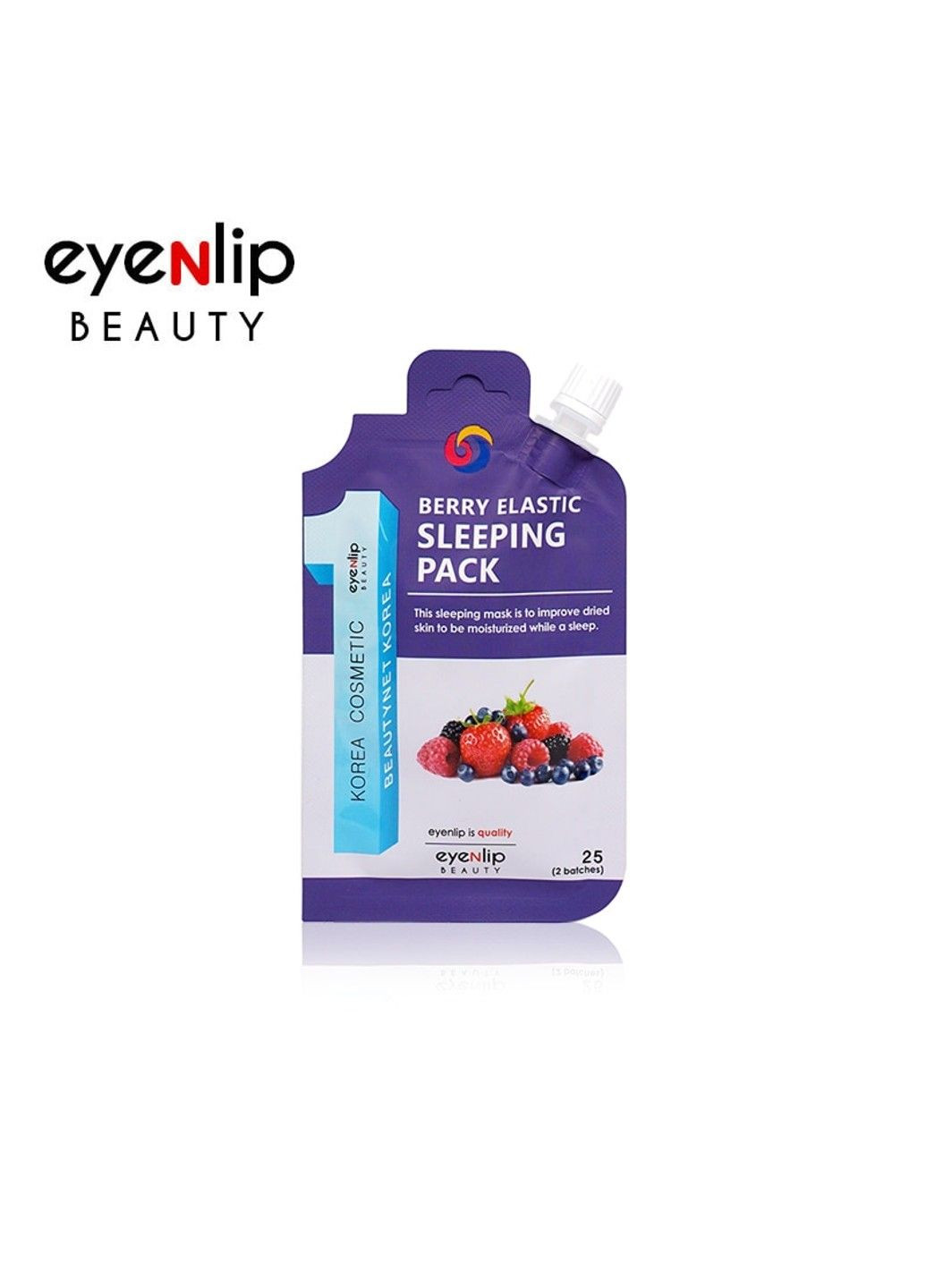 Маска ночная увлажняющая с ягодами для лица BERRY ELASTIC SLEEPING PACK 25ml Eyenlip (302899350)