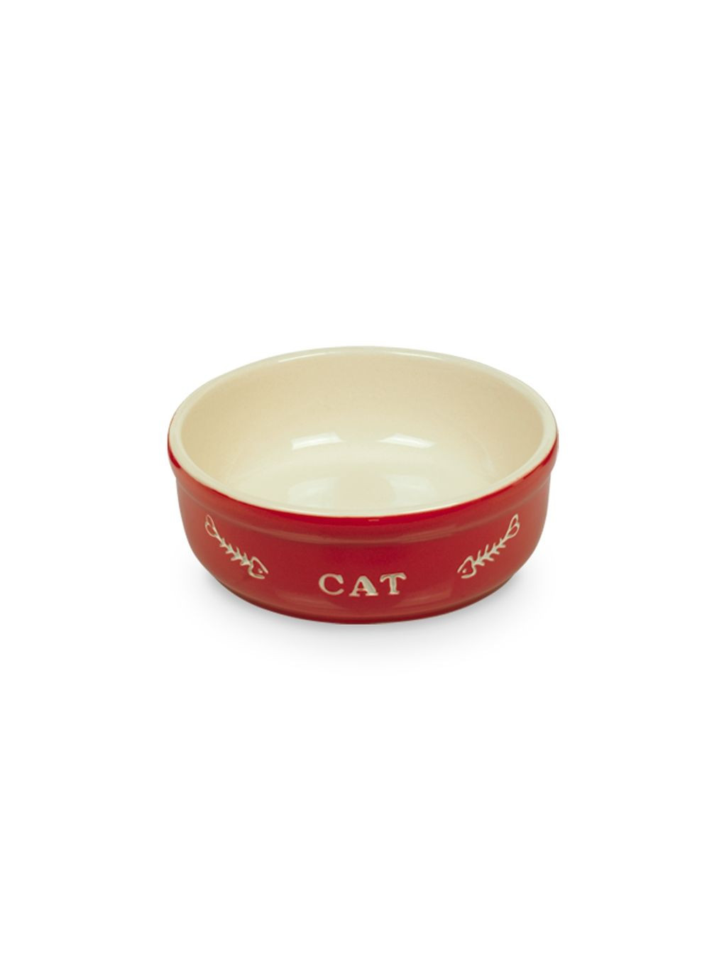 Миска 73350 CAT для кішок червонобежева керамічна 13,5 см 240 мл Nobby (267727042)