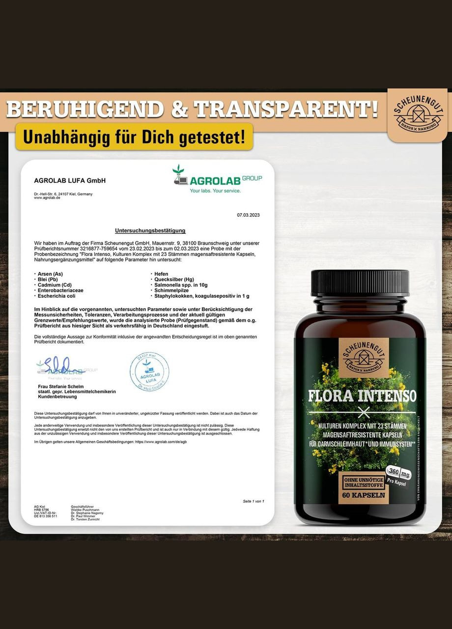 Комплекс пробиотиков 23 штамма Scheunengut 60 капсул No Brand (303126497)