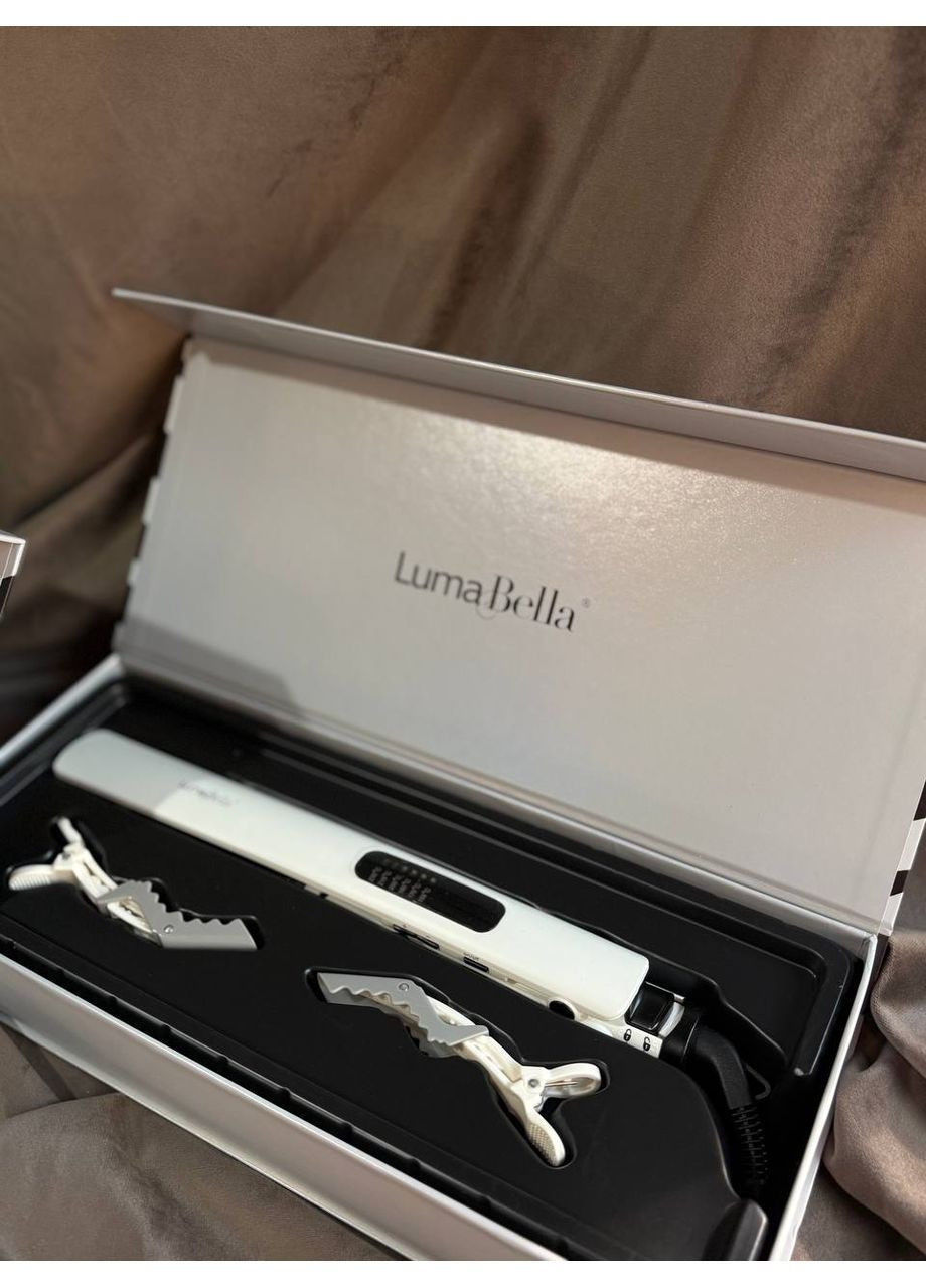Плойка для волос LB-65006 выравниватель до 230 градусов 52 Вт Белый Luma Bella (362347155)