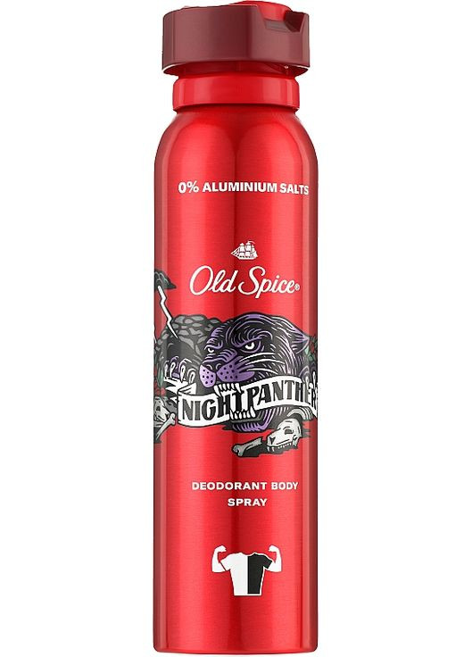 Аэрозольный дезодорант Night Panther Deodorant Spray 150ml (1049516-79387) Old Spice (368655497)