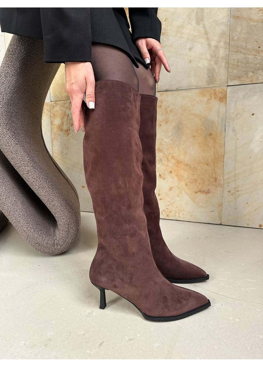 Зимние стильные женские сапоги No Brand