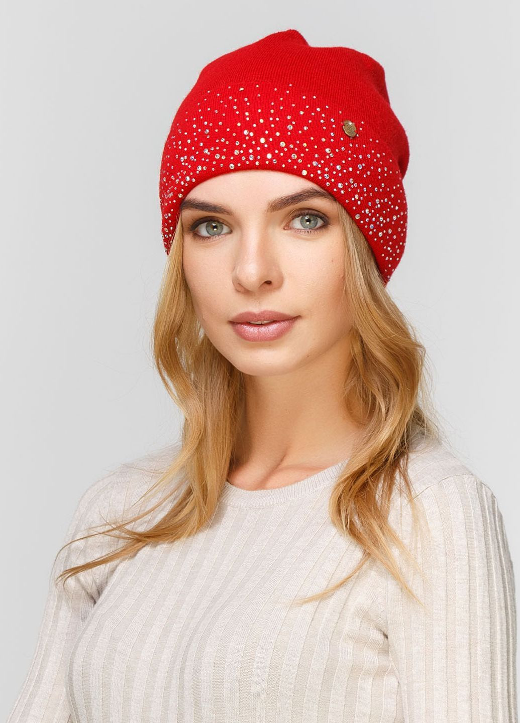 Шерстяная шапка Грейс 550441 DeMari (304032457)