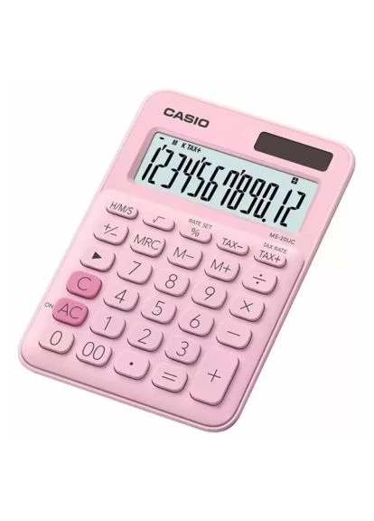 Калькулятор MS-20UC-PK-W-UC), (CALC-CAS-MS-20UC-PK) Casio MS-20UC-PK-W-UC), рожевий (397340209)