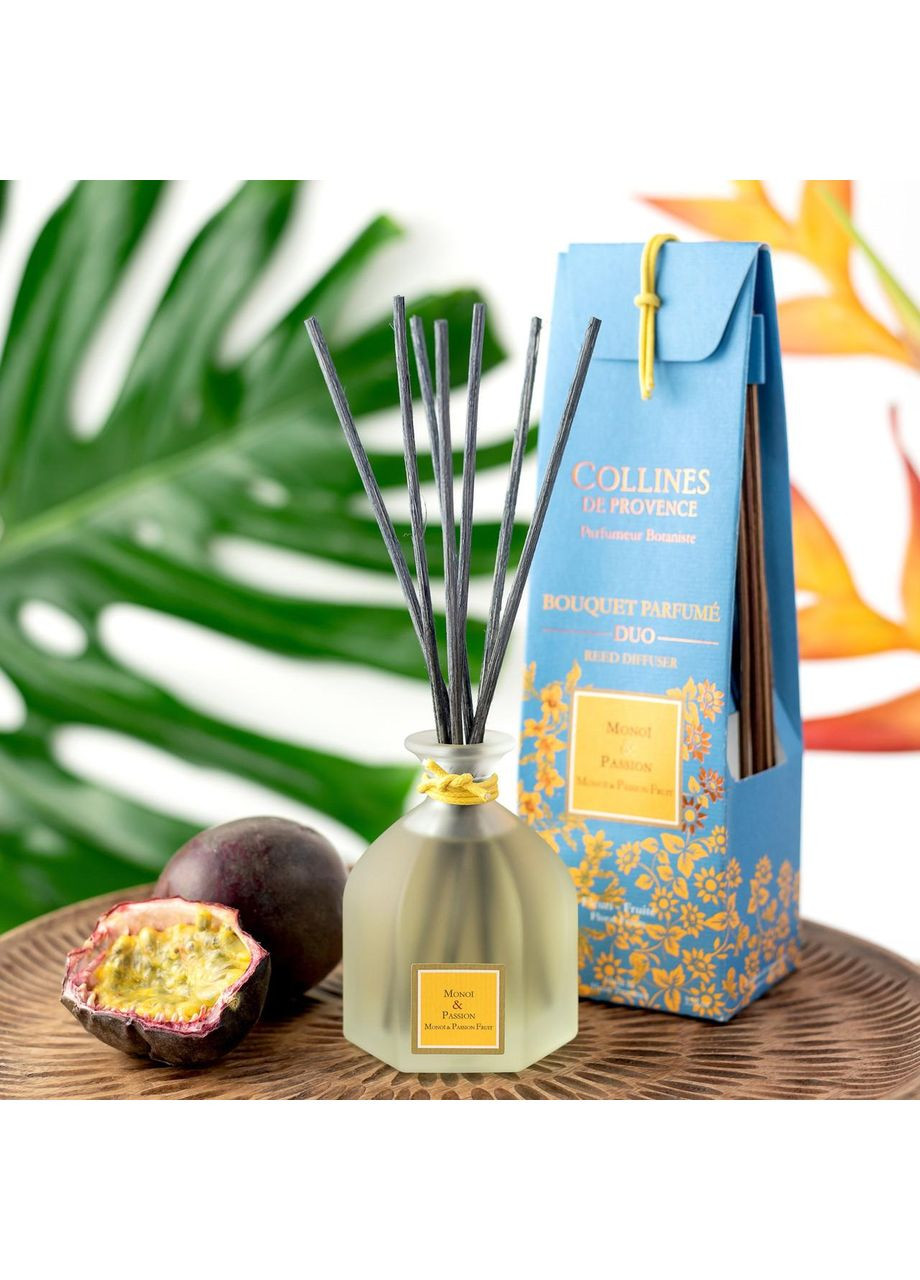 Аромадифузор для дому Monoi & Passion Fruit (Моной і маракуйя), 100 мл Collines de Provence (370161970)