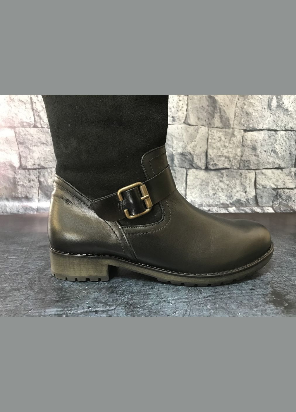 Жіночі шкіряні зимові напівчоботи, Alpina Напівчоботи (341534168)