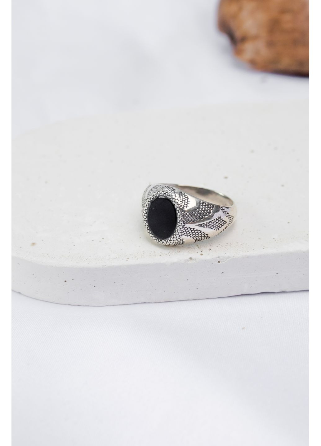 Печать серебряная с ониксом 885, размер No Brand (361225115)