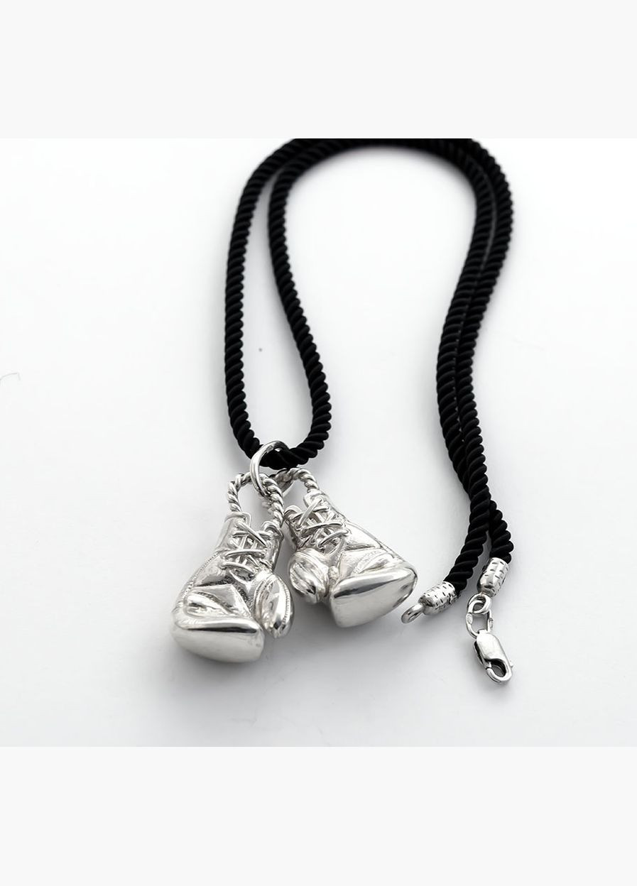 Подвеска боксерские перчатки 7695 Maxi Silver (337133758)