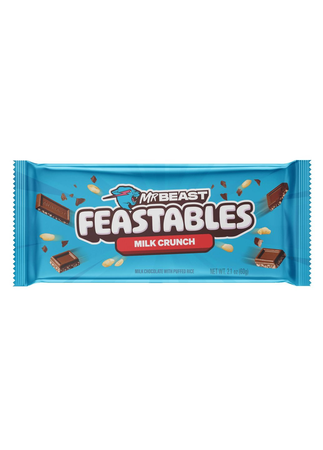 Mr Beast Bar, Milk Сrunch 60g Feastables (317045817)