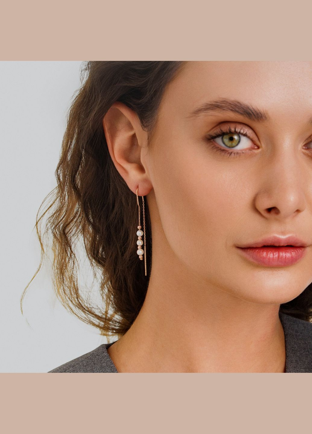 Сережки Морська даль Minimal (342081983)