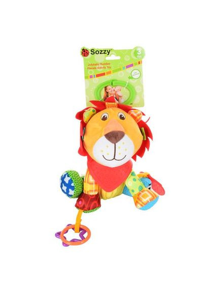 Підвіска на коляску лев, 25см, прорізувач, 19-16-9см WLTH8102S Metr+ (301989004)