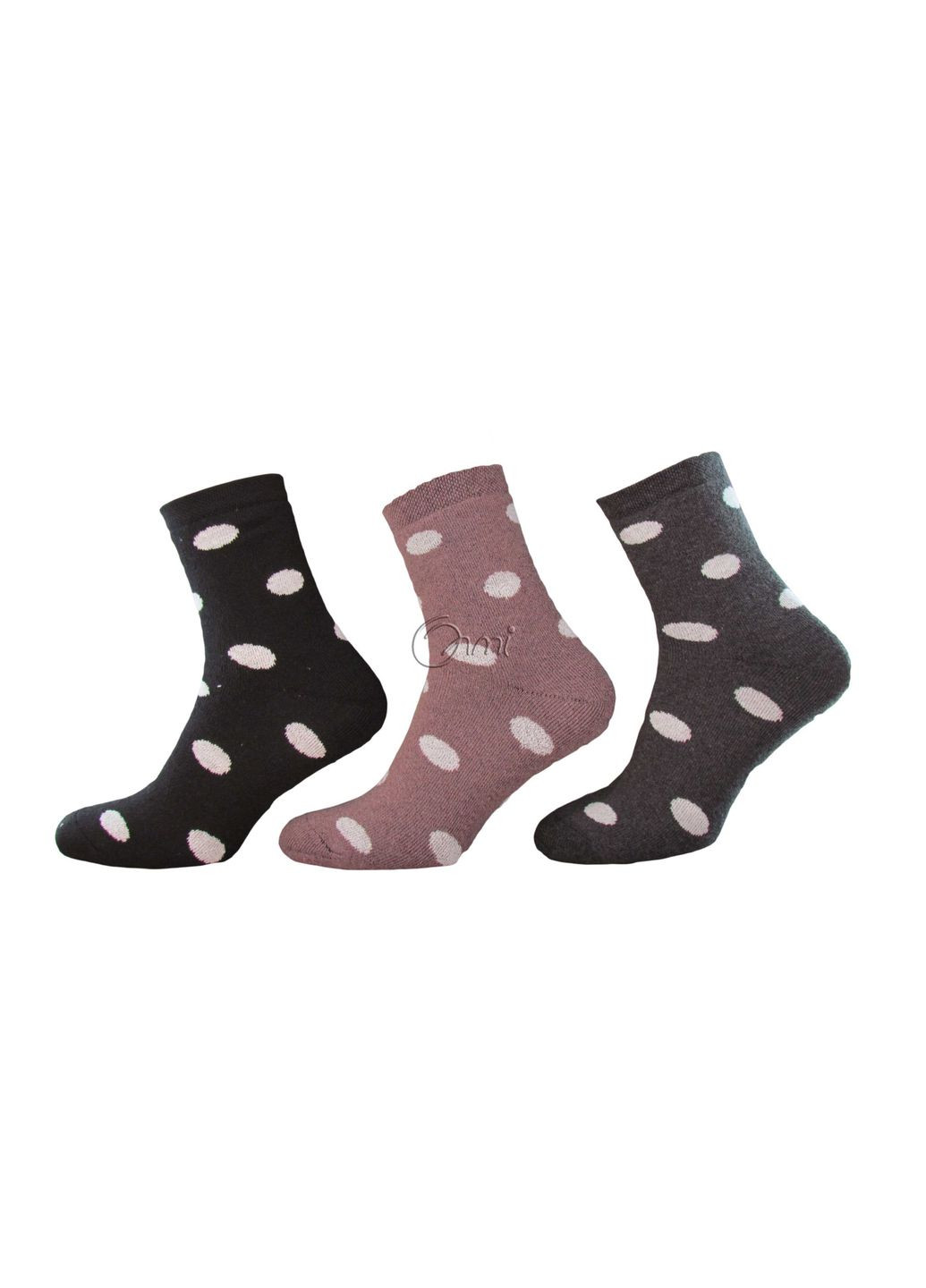 Комбіновані шкарпетки жіночі 3311 1114 р.23-25 асорті горохи Олмі (369926533)