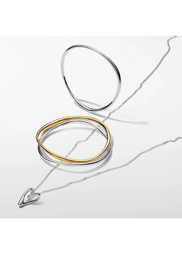 Срібне кольє Пандора "Серце" 393272C00 Kabluchka (355462769)