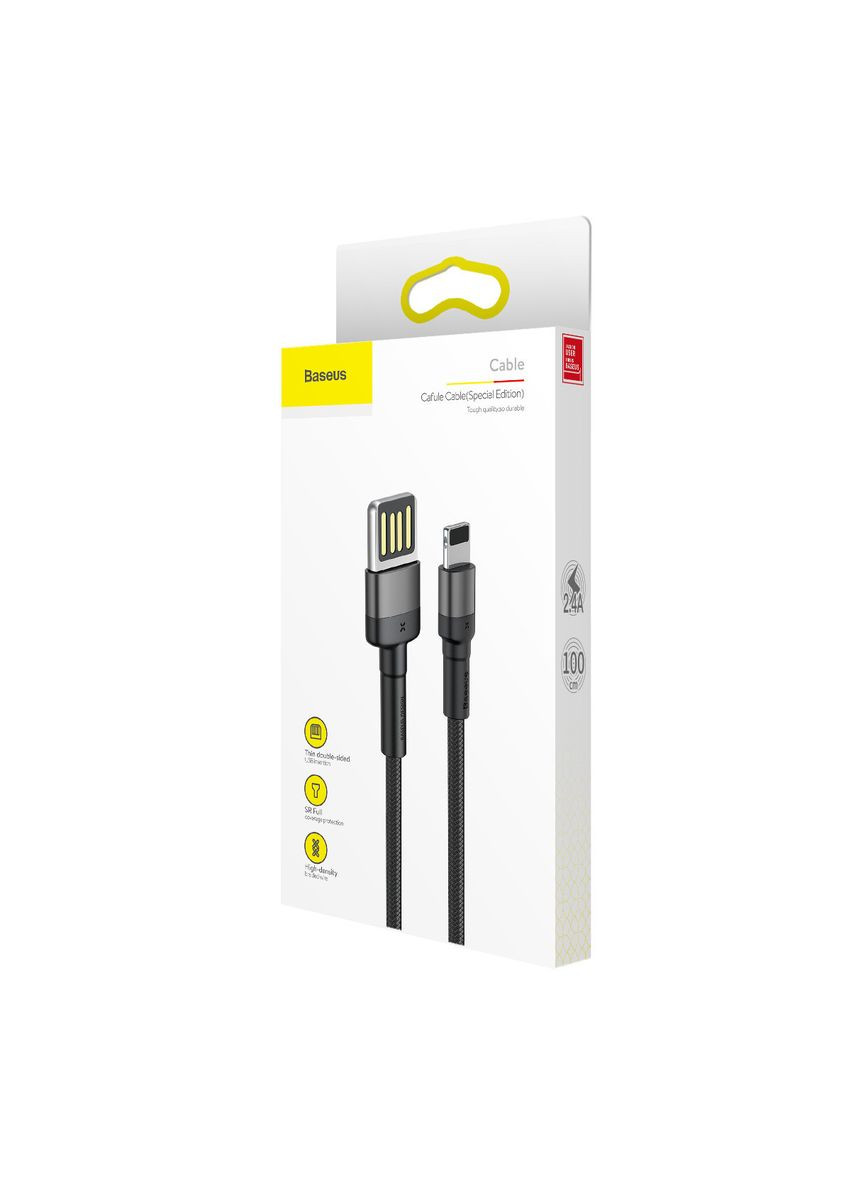 Зарядний кабель USB-Lightning для iPhone / Провід шнур юсб лайтнінг для зарядки айфона Apple пристроїв 1м Baseus (367113916)