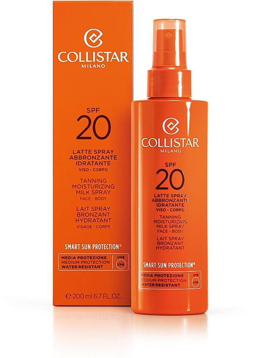 Спрей для загара Tanning Moisturizing Milk Spray SPF 20 200ml (935984-29431) Collistar (368665742)