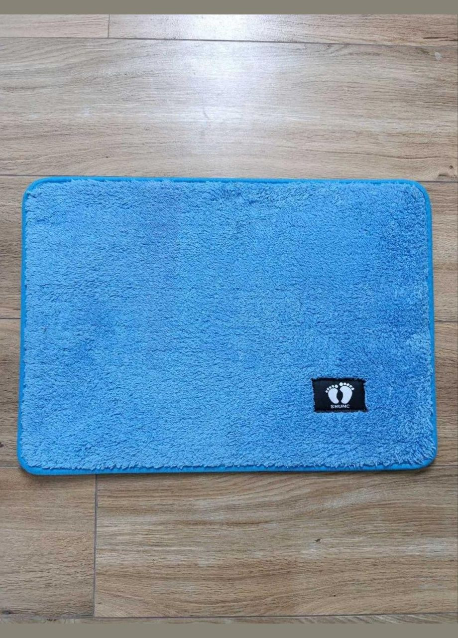 Ковер для дома 60х40 см прорезиненный Голубой (П4К-am-mal-kovrik-003-01) No Brand (323161057)