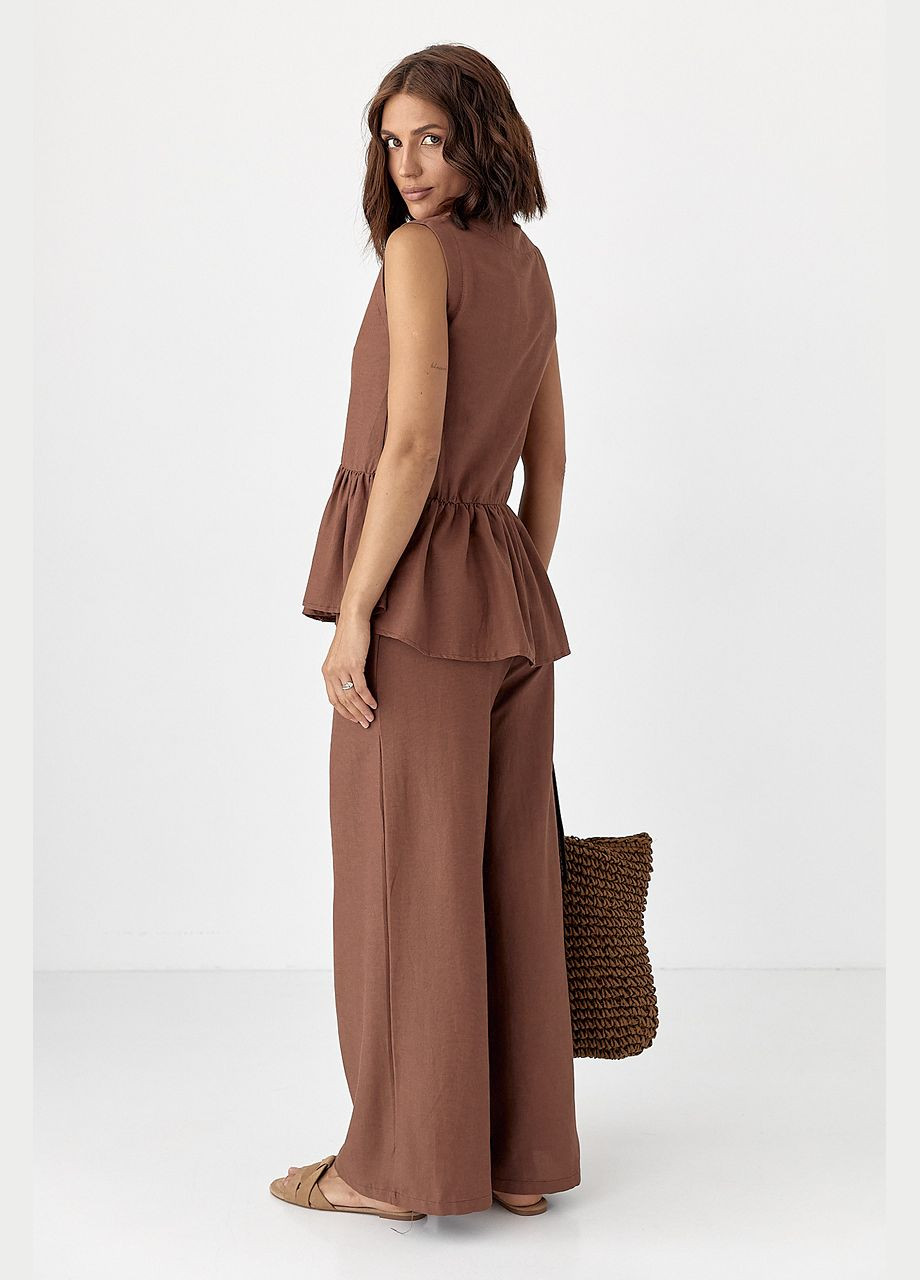 КЛАСИЧНИЙ КОСТЮМ ІЗ ЖИЛЕТКОЮ З ОБОРКАМИ ТА ШТАНАМИ Lurex (338216105)