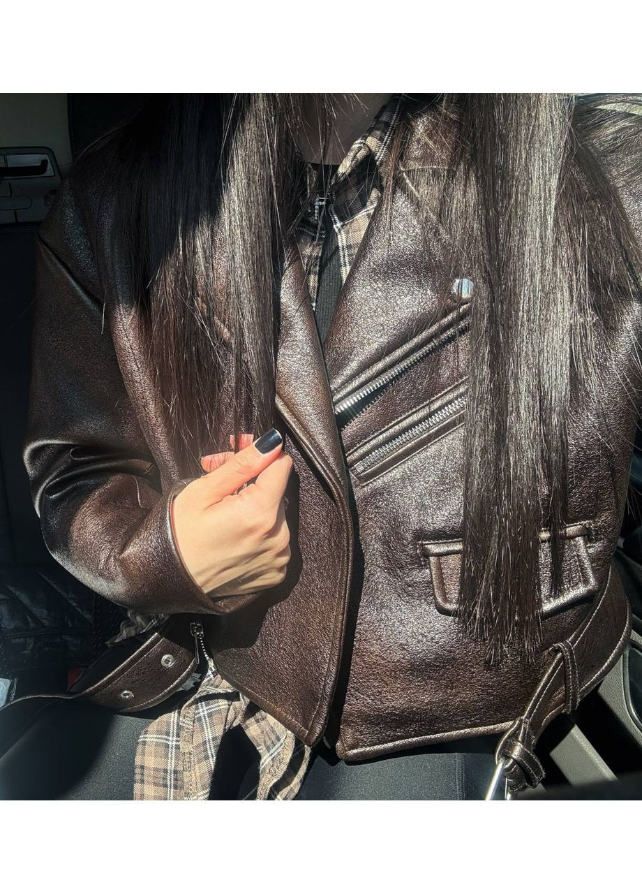 Коричнева демісезонна жіноча косуха косуха No Brand