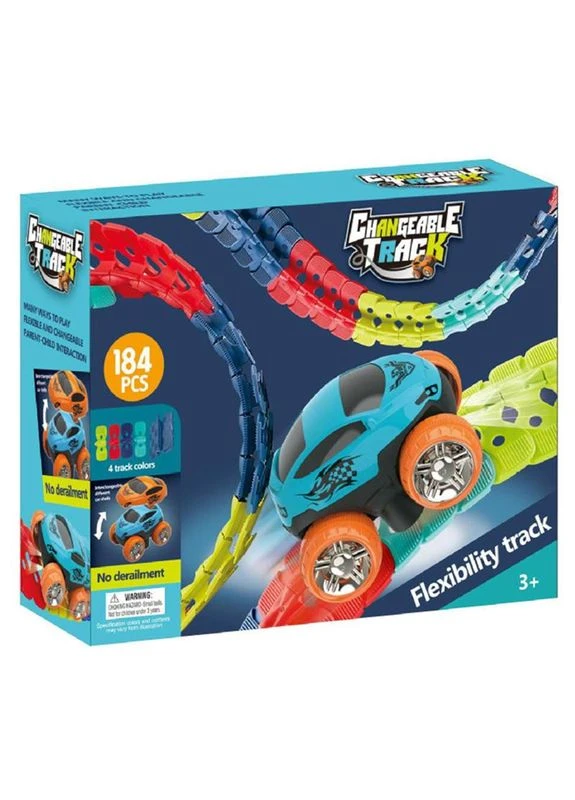 Интерактивный трек с инерционной машинкой SHT 388 Changeable Trak (184pcs/1CAR) Epik (388868238)