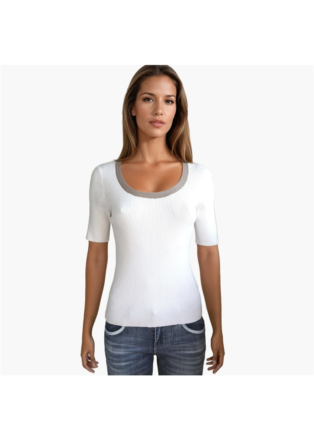 Жіноча літня футболка з коротким рукавом Чорний Number Nine - (363261705)