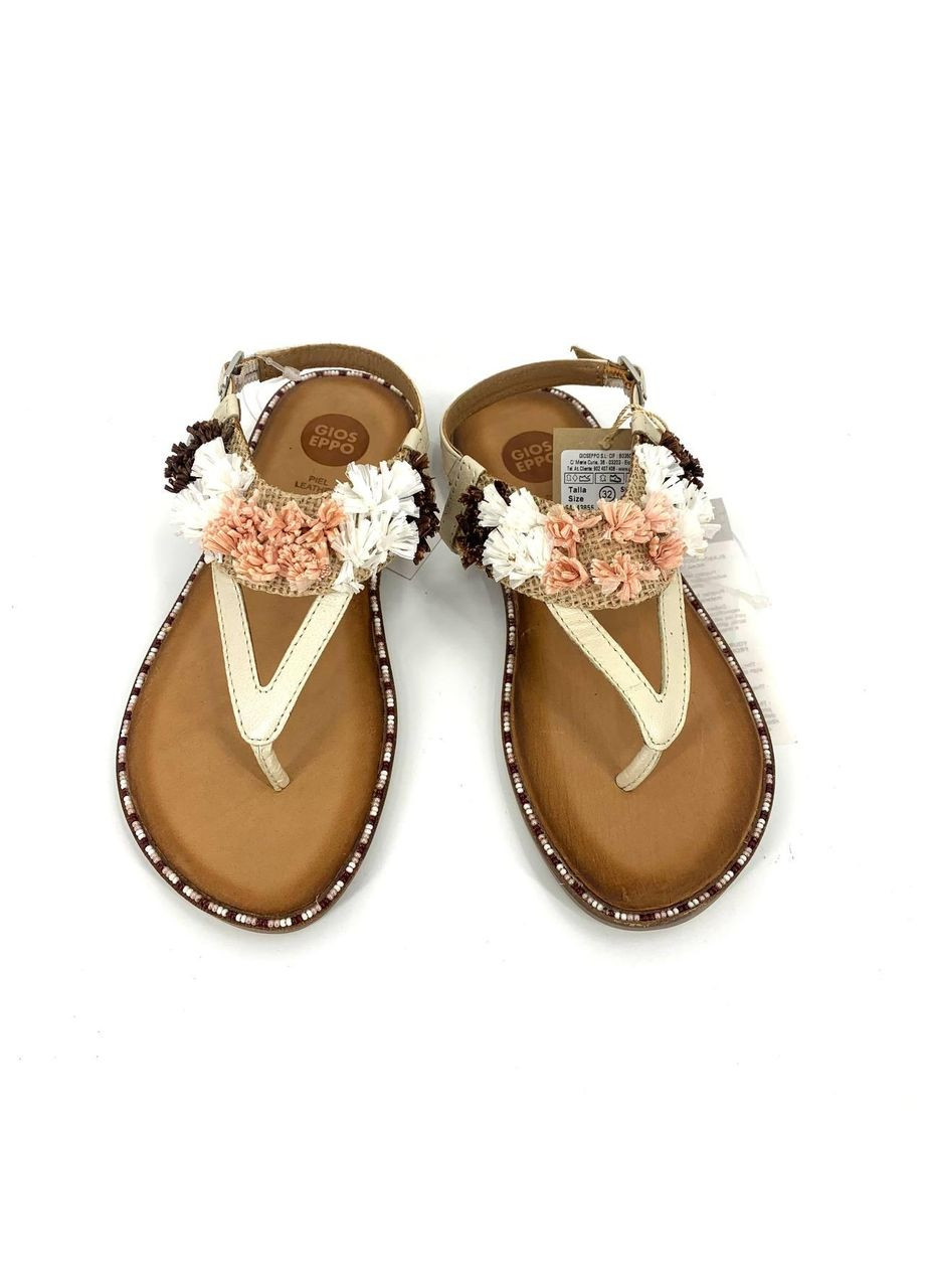 Босоніжки GIOS EPPO, арт. 43855, бежеві/квіти, Іспанія, 34 р. Gioseppo (347766235)