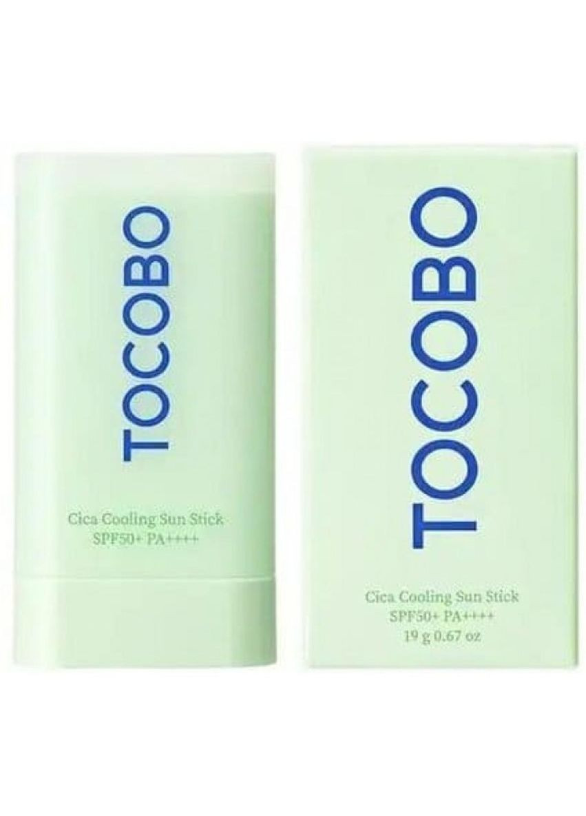 Сонцезахисний стік з охолоджувальним ефектом Cica Cooling Sun Stick SPF50+ PA++++, 18g Південна Корея TOCOBO (346490027)