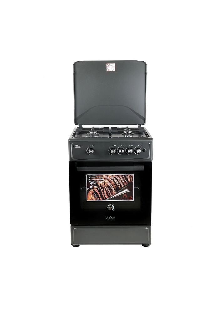 плита газовая cg-60h (черный) Castle