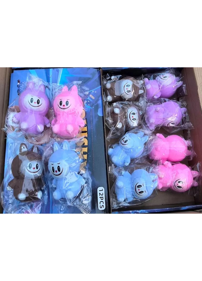 Антистрессовая игрушка 12 шт. в дисплей-боксе, в ассортименте - No Brand LB16207 (371926329)