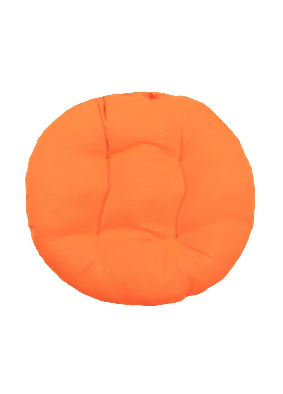 Подушка на крісло Ø 55x8 см помаранчевий No Brand (324832369)