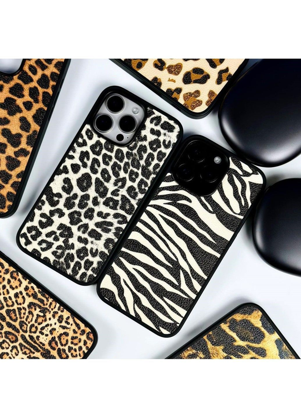 Шкіряна накладка Leopard Leather Magnetic для iPhone 13 Pro Color №4 No Brand (382913318)