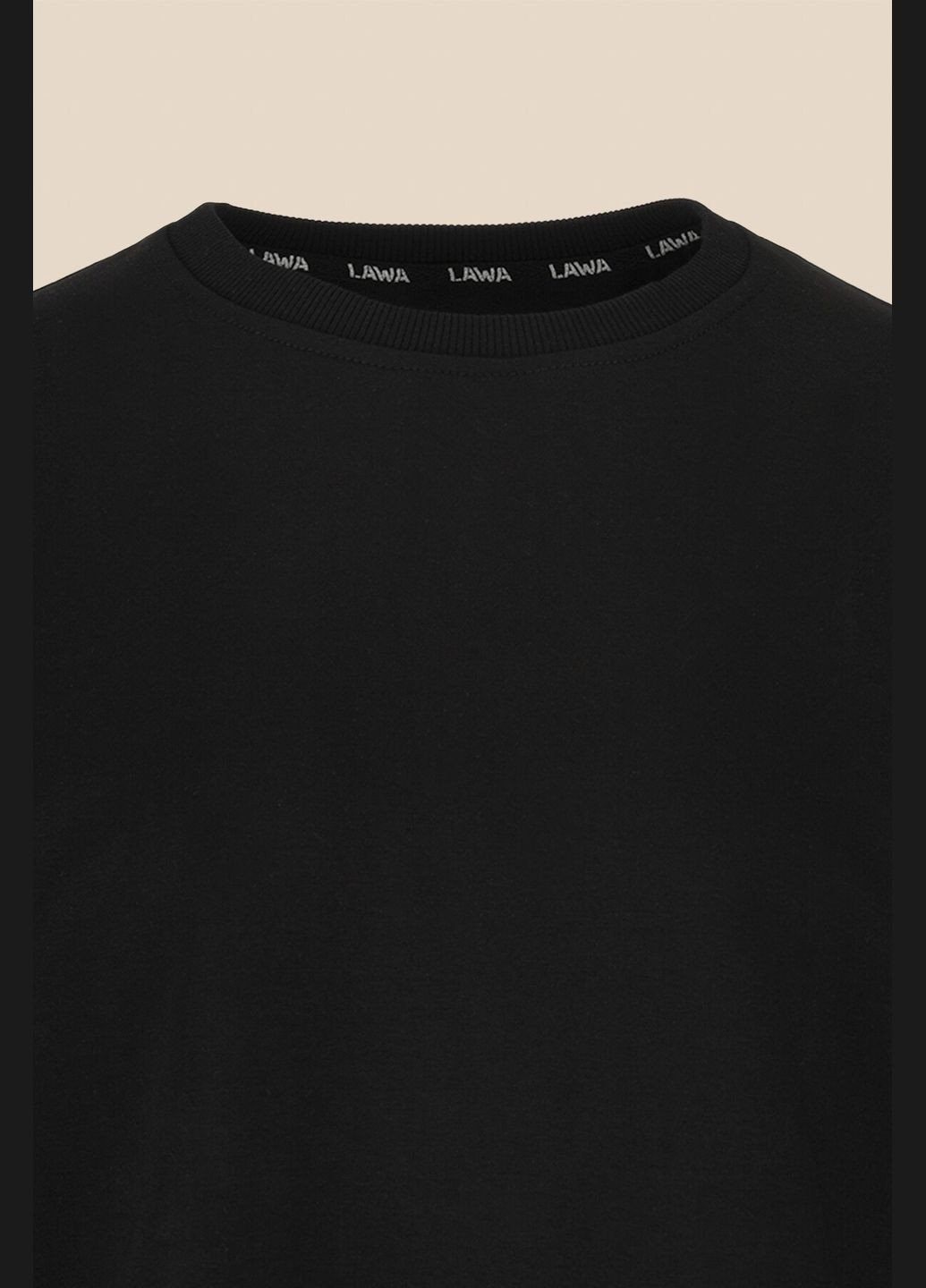 Футболка однотонная женская WBC02466 Черный shop (2000999151934) LAWA - (331696843)