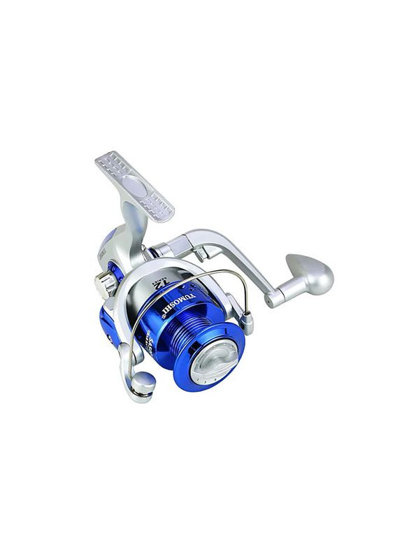 Котушка безінерційна SA Silver-Blue розмір для риболовлі спінінга 3 шт. Yumoshi (352011732)