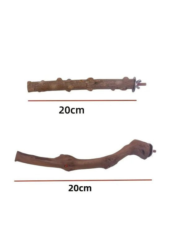 Жердинки для попугаев из дерева, виноградной лозы на винте 5 шт, аксессуары для попугаев No Brand (370290453)