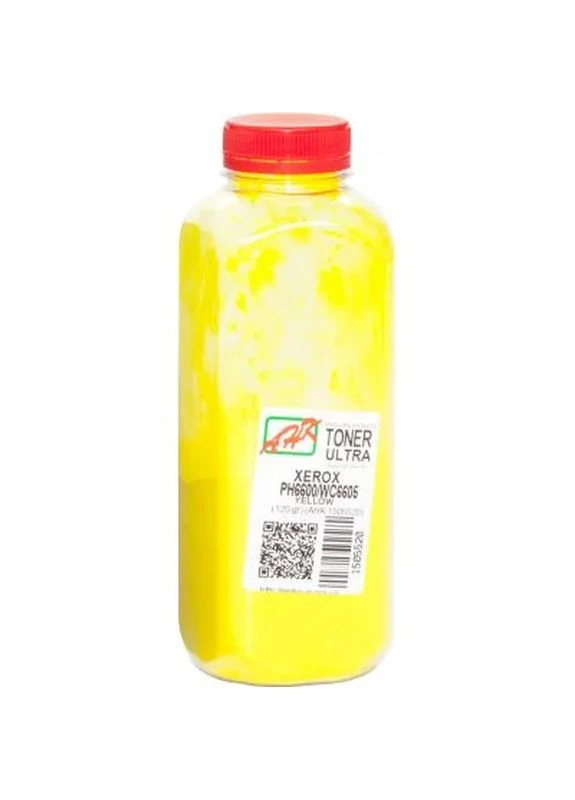 Тонер Xerox Ph6600/WC 6605 ULTRA COLOR 120г Yellow (1505520) AHK (400012262)