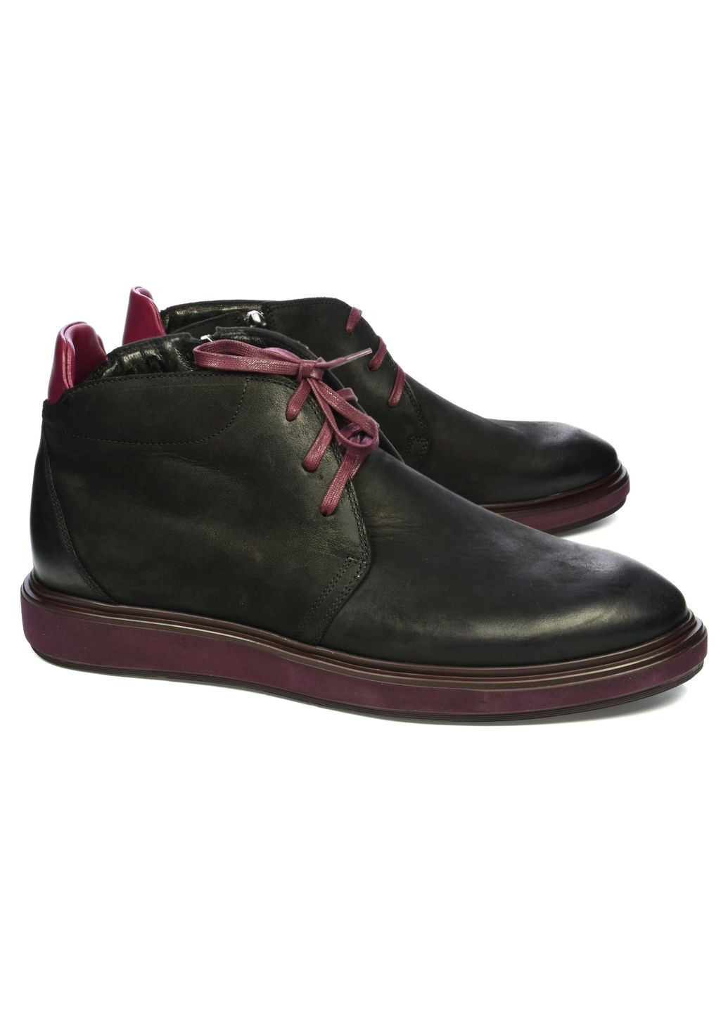 Черные осенние демисезонные черевики без хутра Conhpol