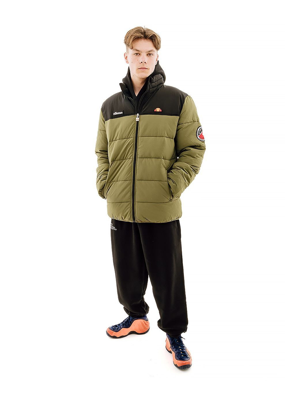 Комбинированная зимняя мужская куртка nebula padded jacket разноцветный Ellesse