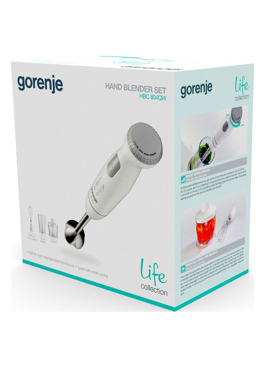 Блендер погружной HBC 804 QW (LW-3513G1) Gorenje (332975901)