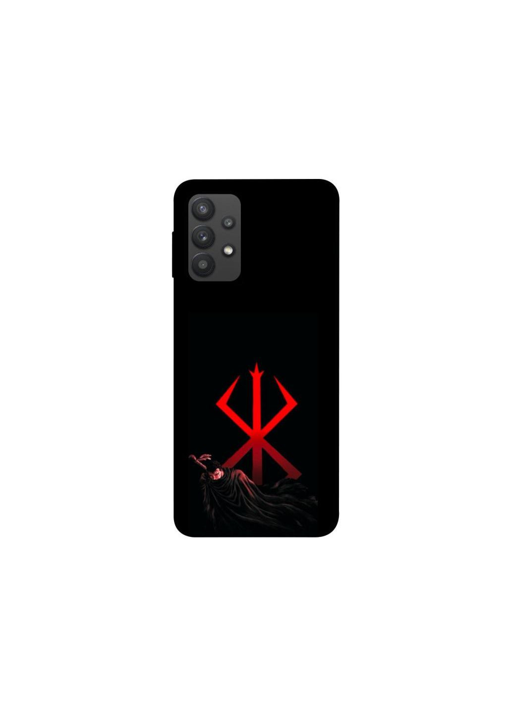 Чехол на Samsung Galaxy A32 (A325F) 4G Berserk Red Logo Frontalka (354356158)