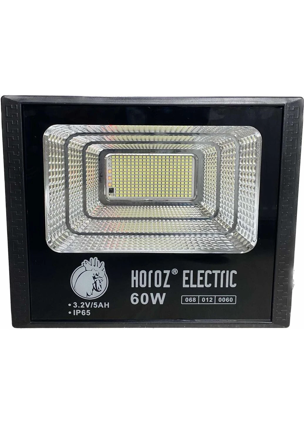 Прожектор светодиодный на солнечной батарее "TIGER-60"NEW 60W 6400K Horoz Electric (386500871)