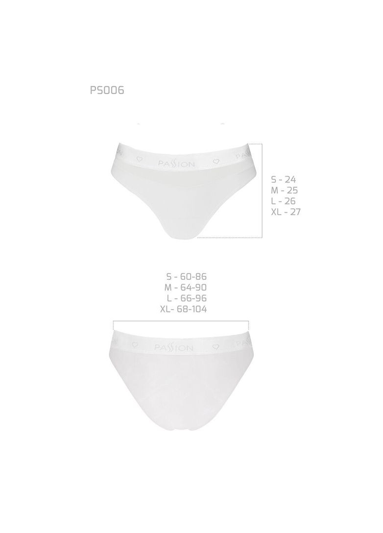 Трусики з прозорою вставкою PS006 PANTIES, white - CherryLove Passion (340274835)