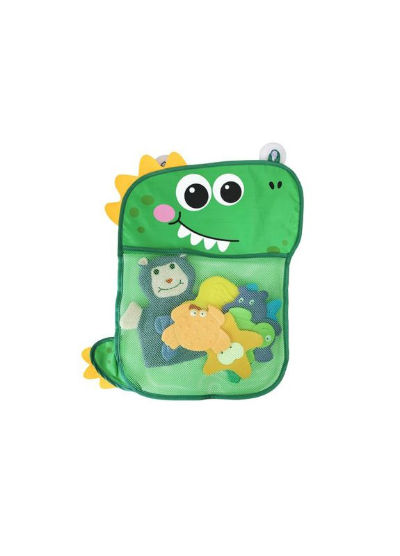 Органайзер для игрушек в ванную "Динозавр" MGZ-0928 зеленый Mega Zayka (329886515)