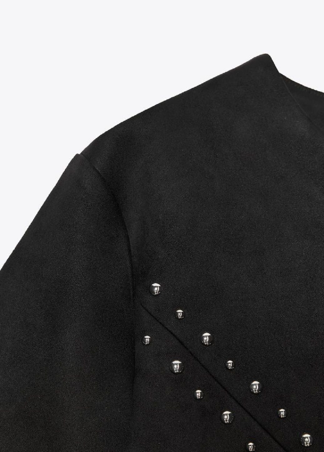 Черное платье Zara однотонное