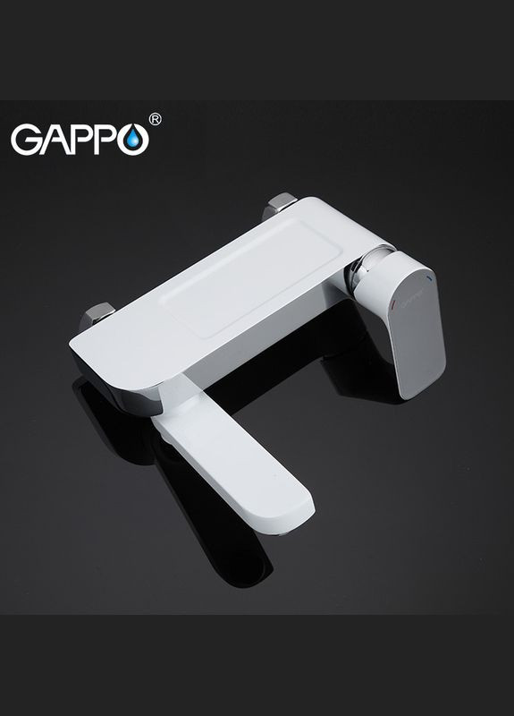 Змішувач для ванни G3248, білий/хром GAPPO (275335404)